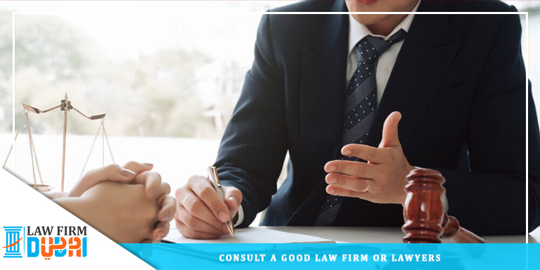 Consult a good Law Firm or Lawyers